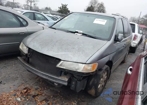 2002 Honda Odyssey Ex from USA, damaged, VIN 2HKRL18662H501316